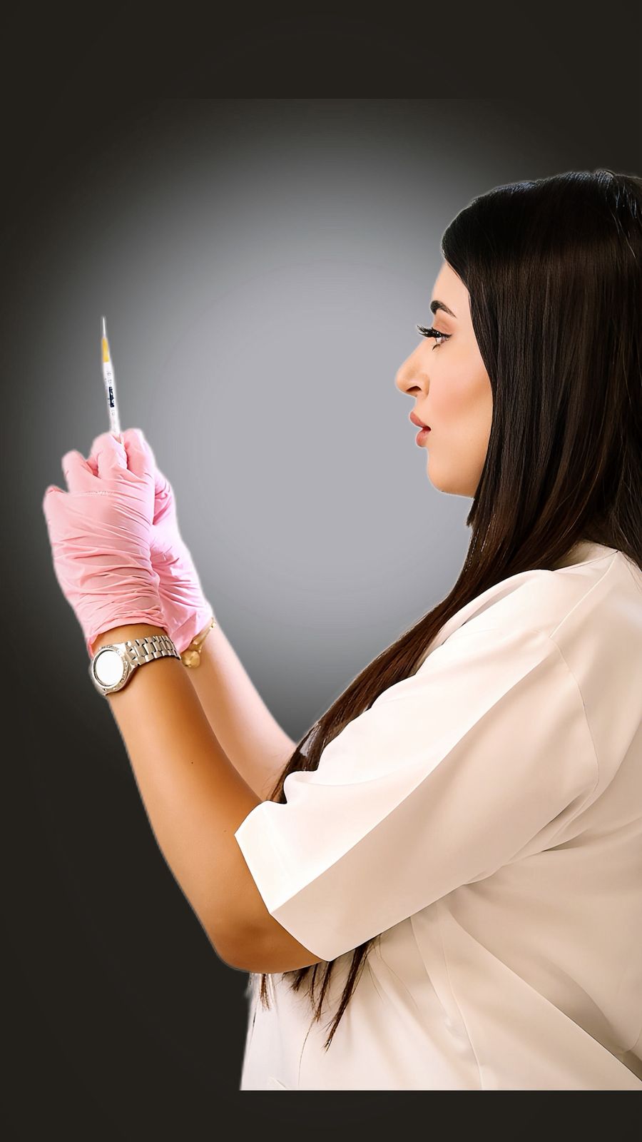 Dr Kholoud Rharib in clinic